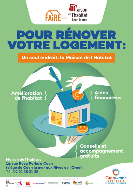 Pour rénover votre logement : Un seul endroit, la maison de l'habitat Pour rénover votre logement : Un seul endroit, la maison de l'habitat