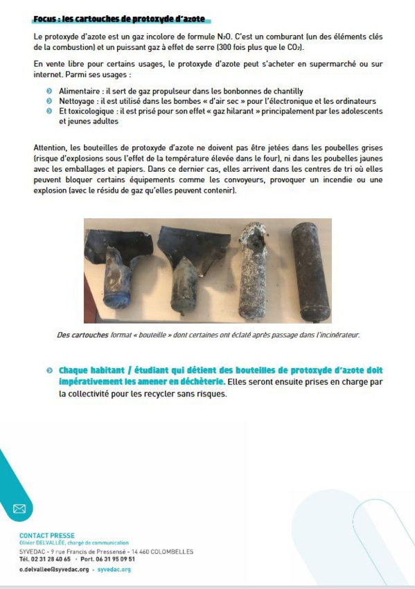 Bouteilles de gaz interdites dans les poubelles : Adoptez le geste sécurité !