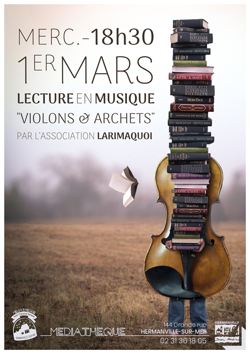Invitation - Mercredi 1er mars 2023 à 18h30 - Médiathèque Jean-François Sarasin