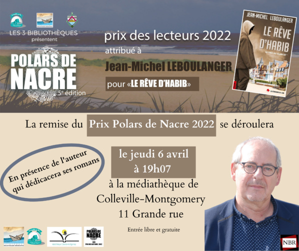 Invitation - Jeudi 6 avril à 19h07 - Médiathèque de Colleville-Montgomery Invitation - Jeudi 6 avril à 19h07 - Médiathèque de Colleville-Montgomery