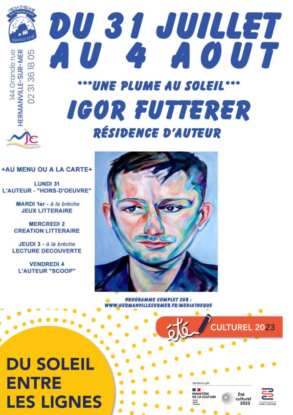 Invitation - Du 31 juillet au 4 août 2023 - Médiathèque Jean-François Sarasin Invitation - Du 31 juillet au 4 août 2023 - Médiathèque Jean-François Sarasin