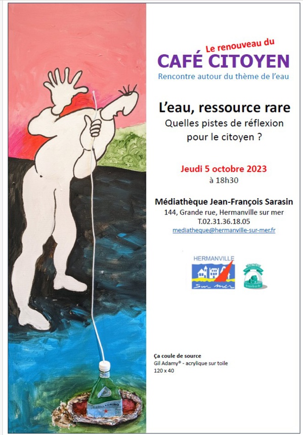 Invitation - Jeudi 5 octobre à 18h30 2023 - Médiathèque Jean-François Sarasin