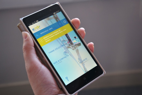 Nouvelle application "ERDF à mes côtés" Nouvelle application "ERDF à mes côtés"