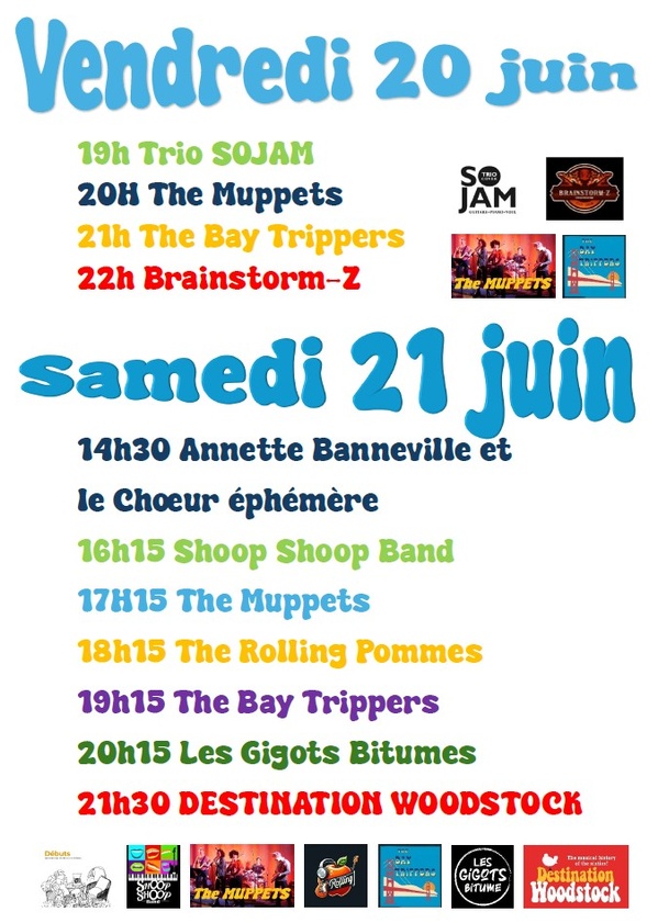 Festival Hippies les vendredi 20 et samedi 21 juin