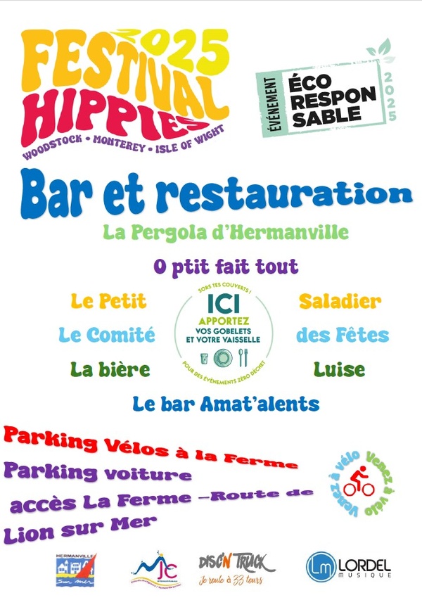 Festival Hippies les vendredi 20 et samedi 21 juin