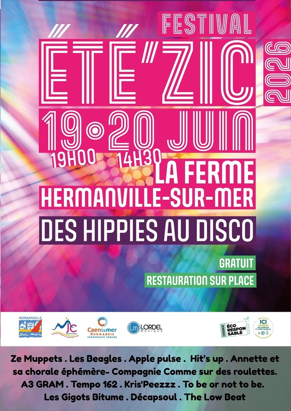 ÉTÉ ZIC 2026 - Des Hippies au Disco
