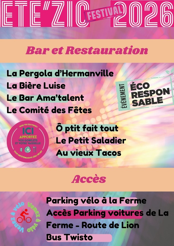 ÉTÉ ZIC 2026 - Des Hippies au Disco