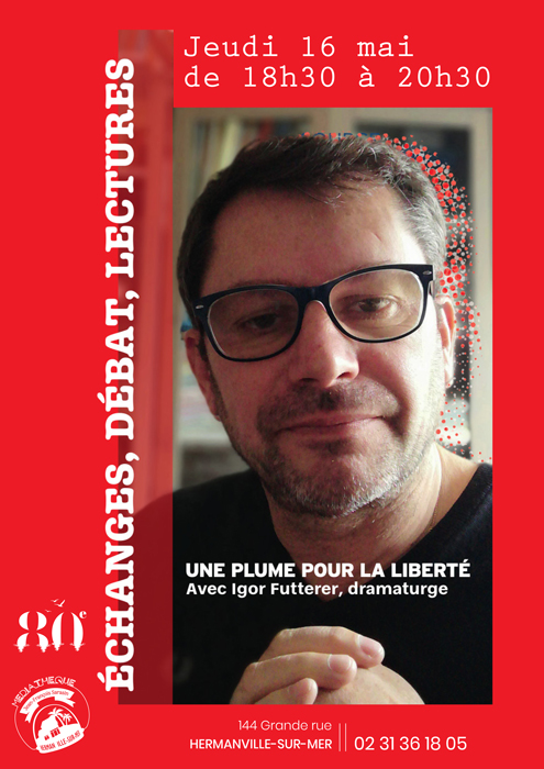 Invitation - Jeudi 16 mai 2024 à 18h30 - Médiathèque Jean-François Sarasin