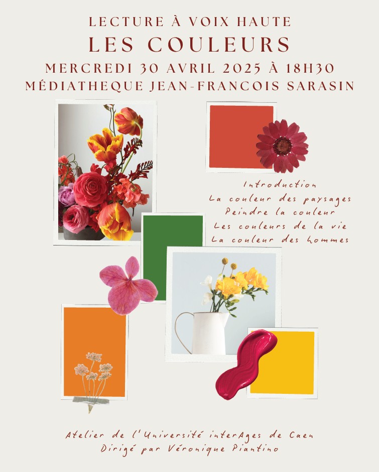 Invitation - Mercredi 30 avril 2025 à 18h30  - Médiathèque Jean-François Sarasin