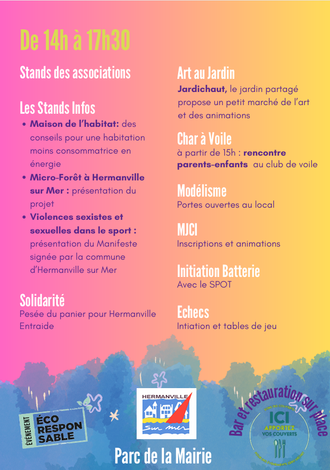 Programme complet : Fête des Asso samedi 6 septembre