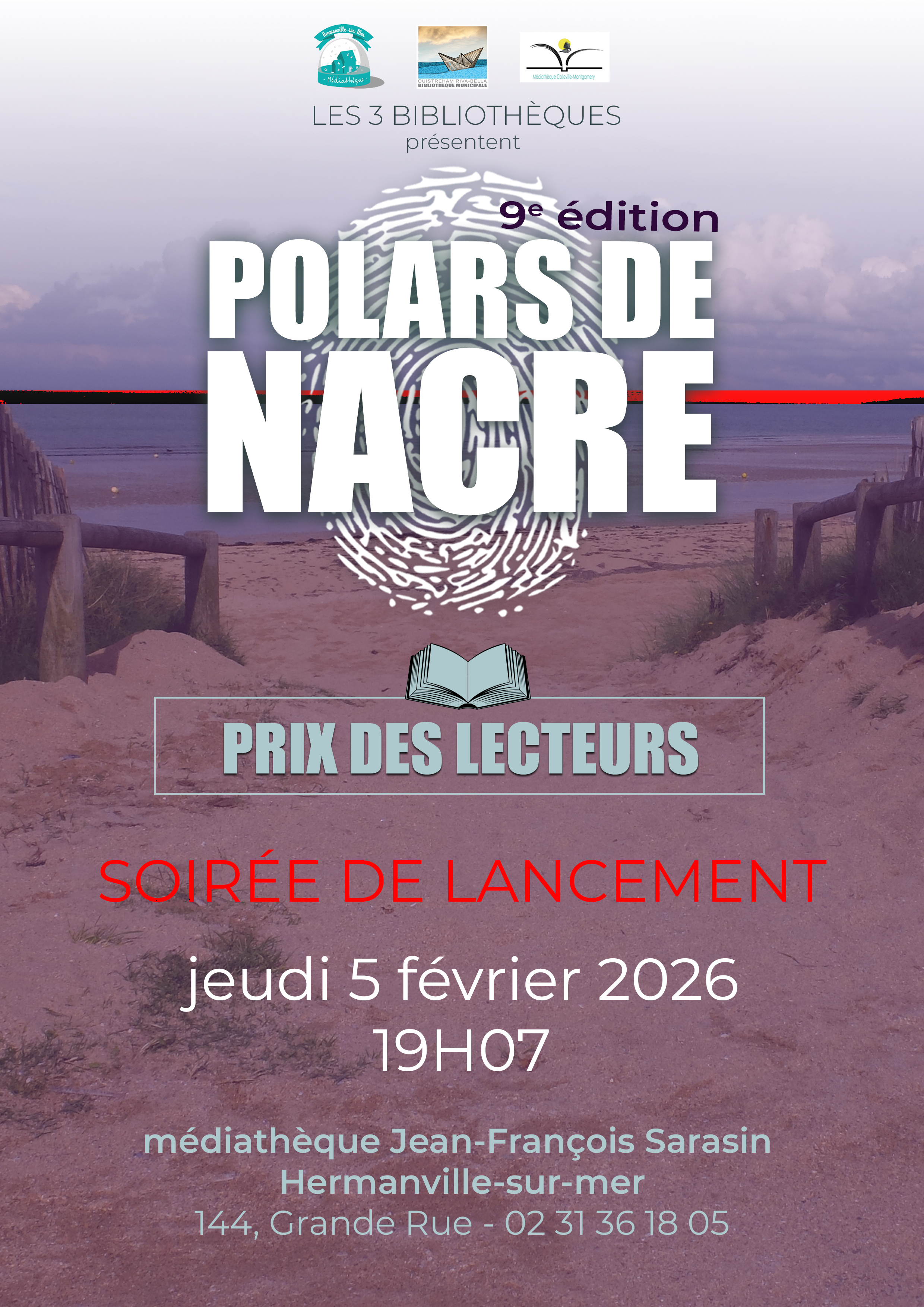 Invitation - Jeudi 5 février à 19h07 - Médiathèque Jean-François Sarasin