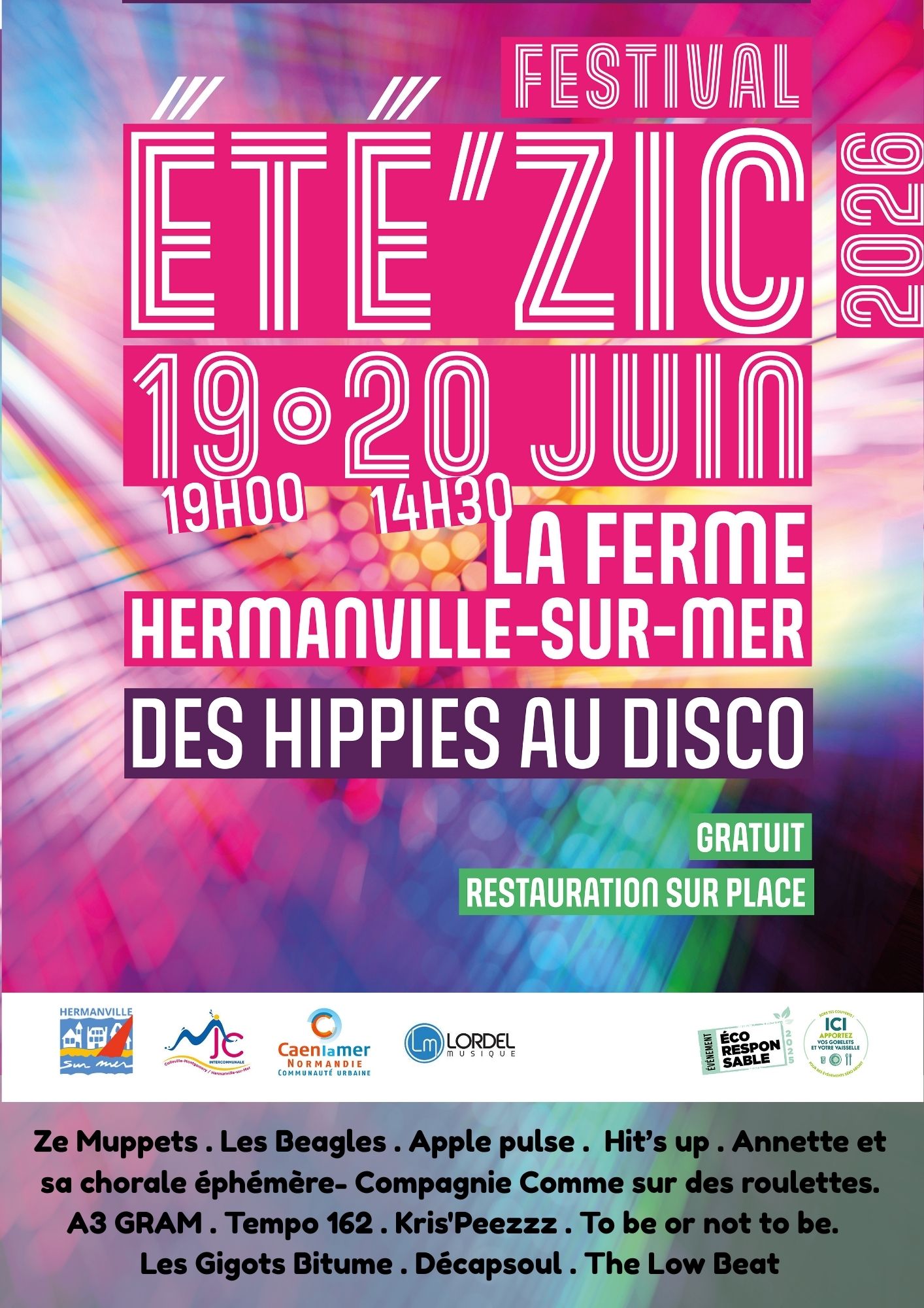ÉTÉ ZIC 2026 - Des Hippies au Disco