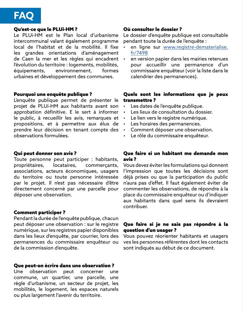 Enquête publique : Plan Local d'Urbanisme Intercommunal
